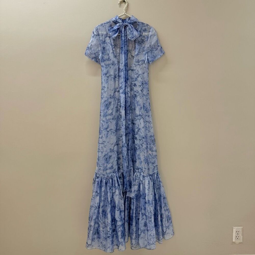 STAUD Light Blue Floral Maxi Dress - Picture 5 of 9